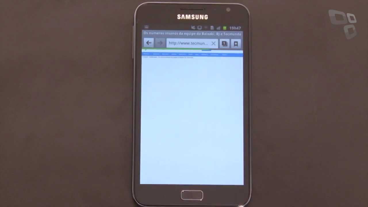 Samsung Galaxy Note - [Análise de Produto] - Tecmundo