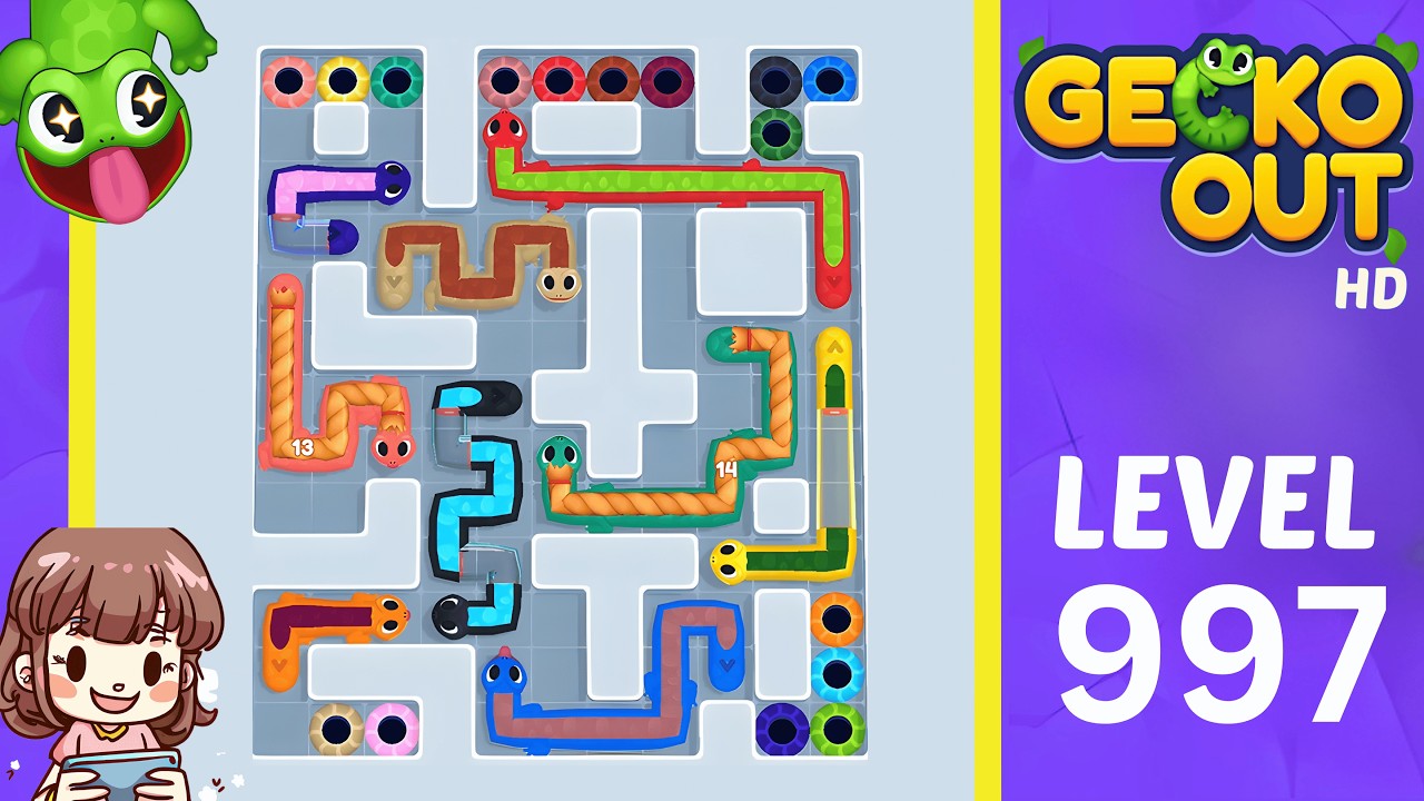 Gecko Out Level 997 Solution Walkthrough
