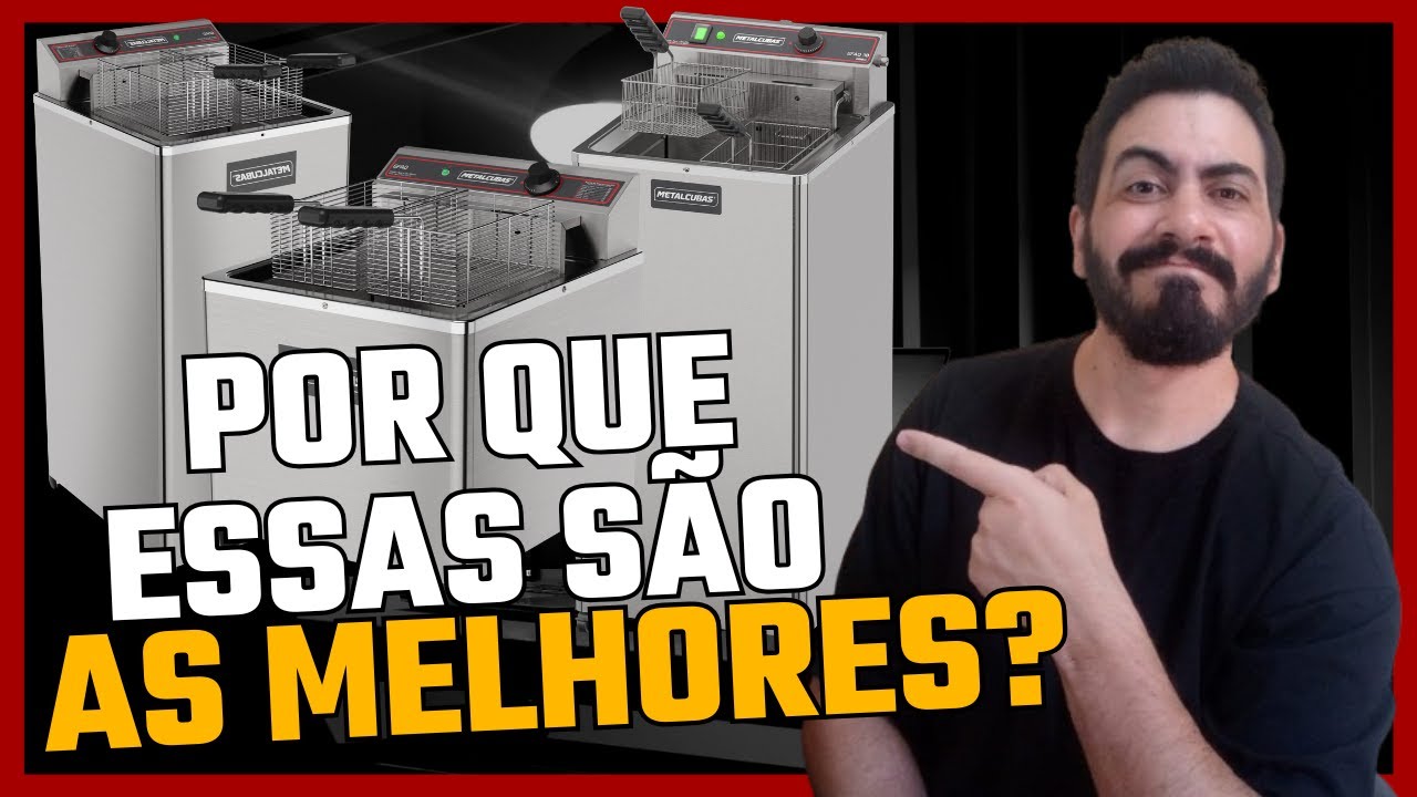 AS MELHORES FRITADEIRAS ÁGUA E ÓLEO DO MERCADO - GFAO METALCUBAS
