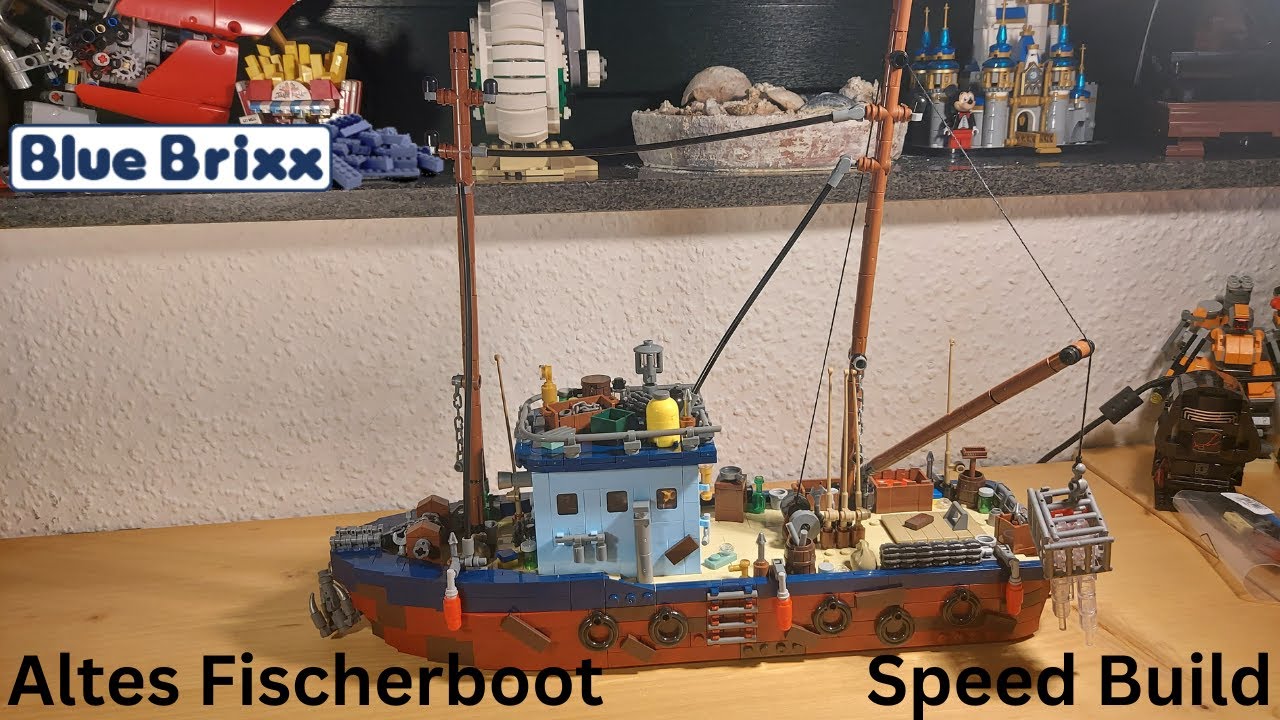 BlueBrixx Altes Fischer Boot - Speed Build