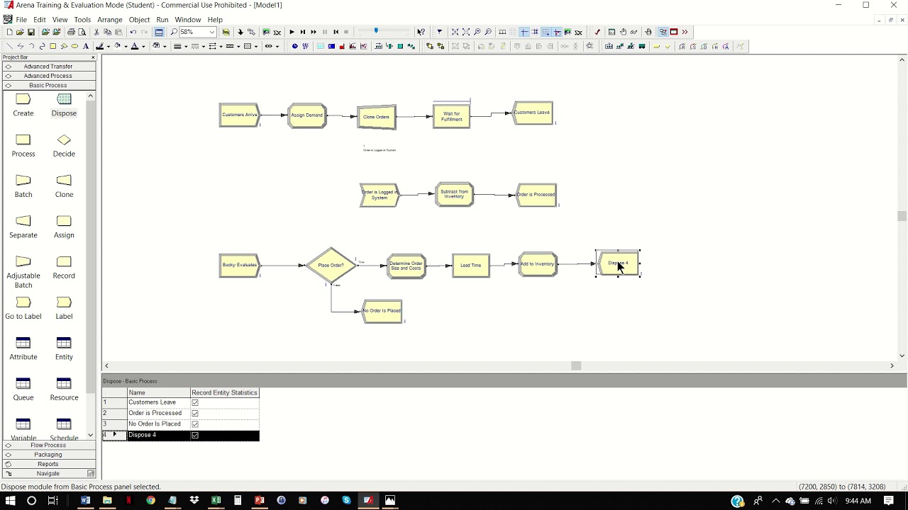 Modeling Detailed Operations - Model 5-4