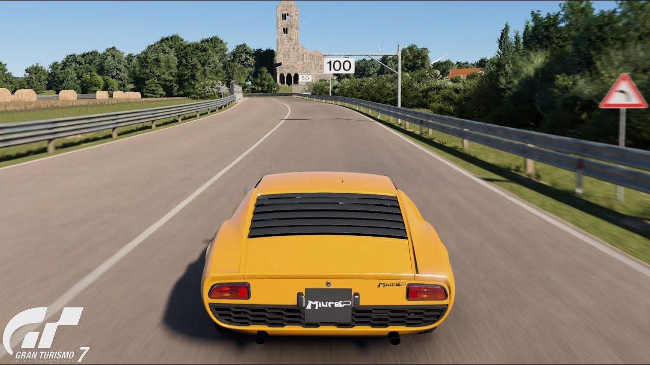 Gran Turismo 7 | Lamborghini Miura P400 Bertone Prototype - Sardegna RT Layout A [4K PS5]