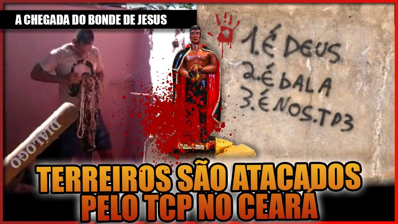 TCP CHEGA NO CEARÁ E TERREIROS COMEÇAM A FECHAR. ESTADO TEME AUMENTO DO N4RC0PENTECOST4LISMO