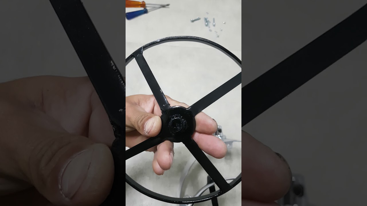 Rototom de 8 polegadas  caseiro q eu mesmo fiz em casa totalmente caiseiro