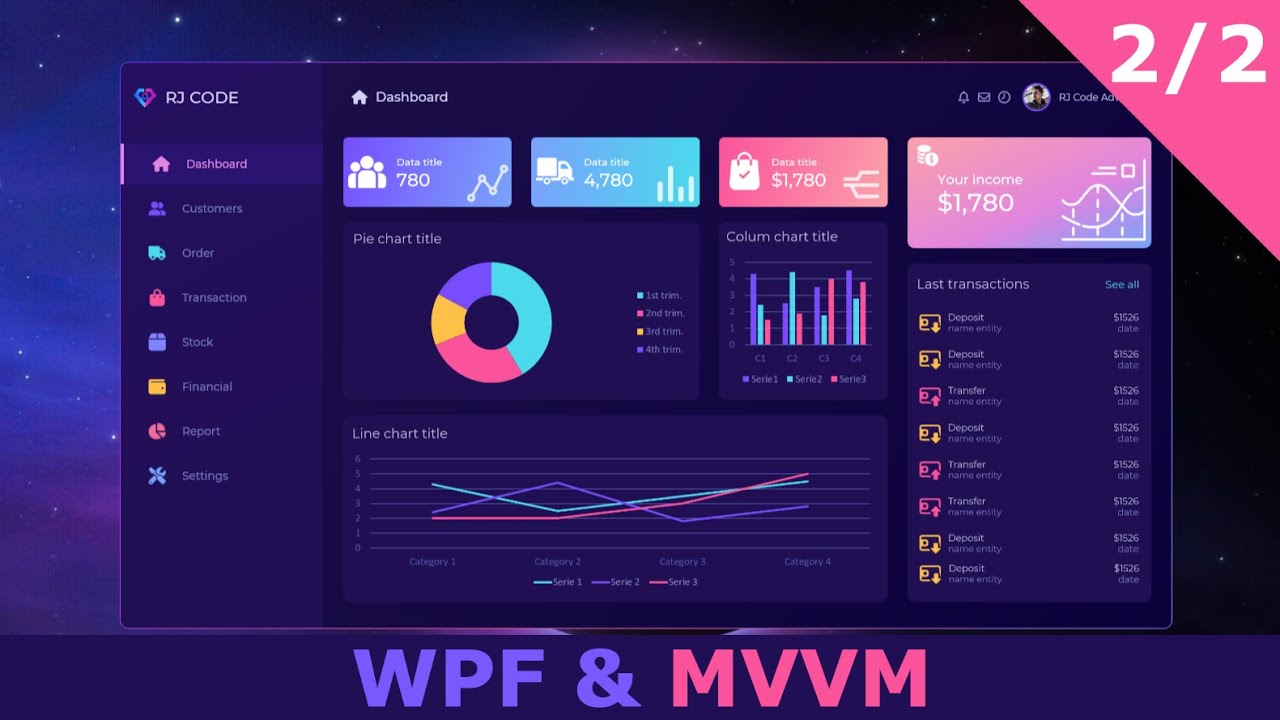 WPF и MVVM/Современный дизайн основного пользовательского интерфейса (часть 2/2) &mdash; Дизайн заголов...