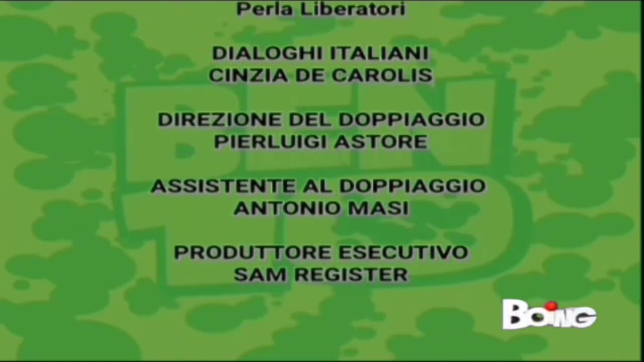 Ben 10 Classic Ending Credits Italian Italiano 