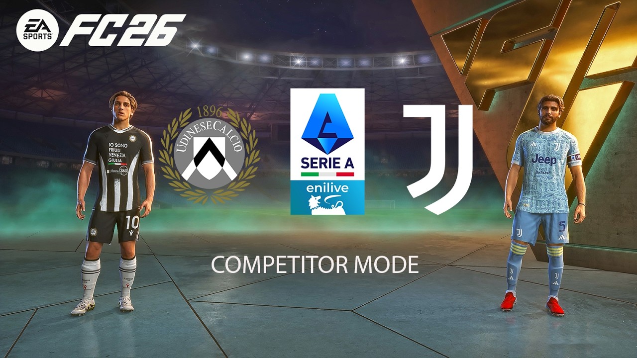 FC 26 – Udinese vs Juventus | Serie A 2025/26 Giornata 29 | Competitor Mode Match Simulation