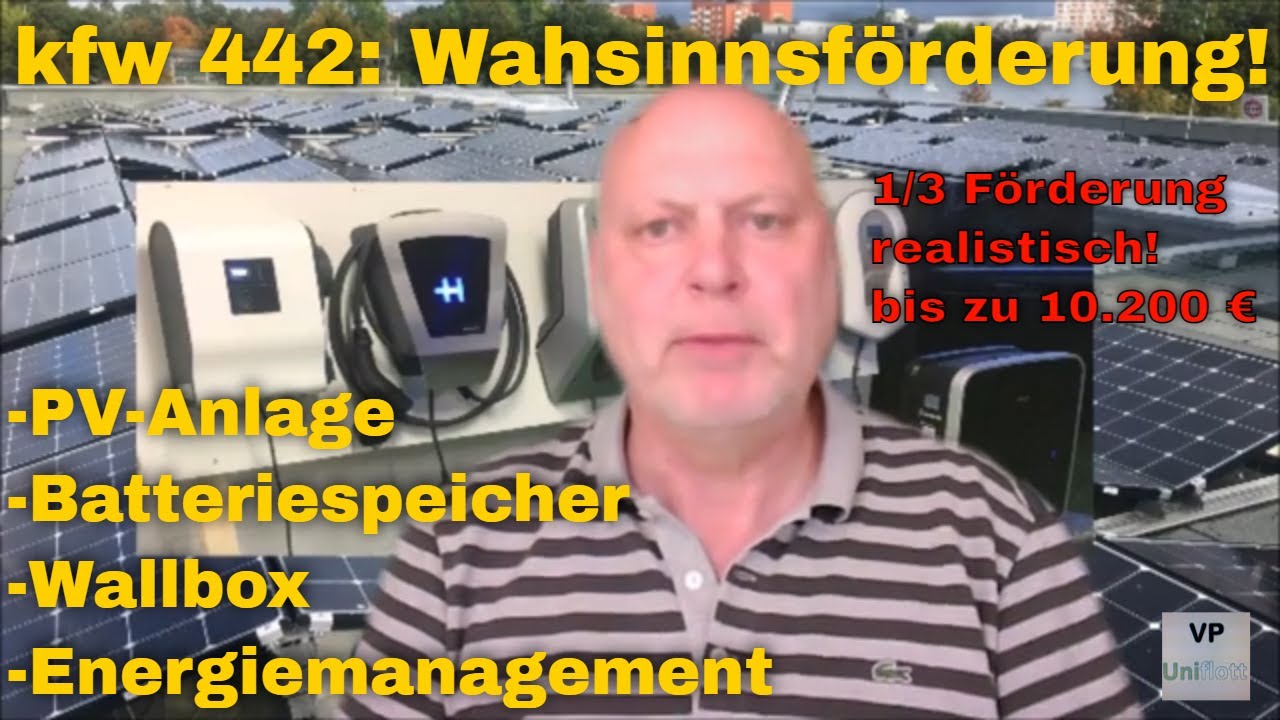 Wahnsinnsf&ouml;rderung - KfW 442 Solarstrom f&uuml;r E-Autos