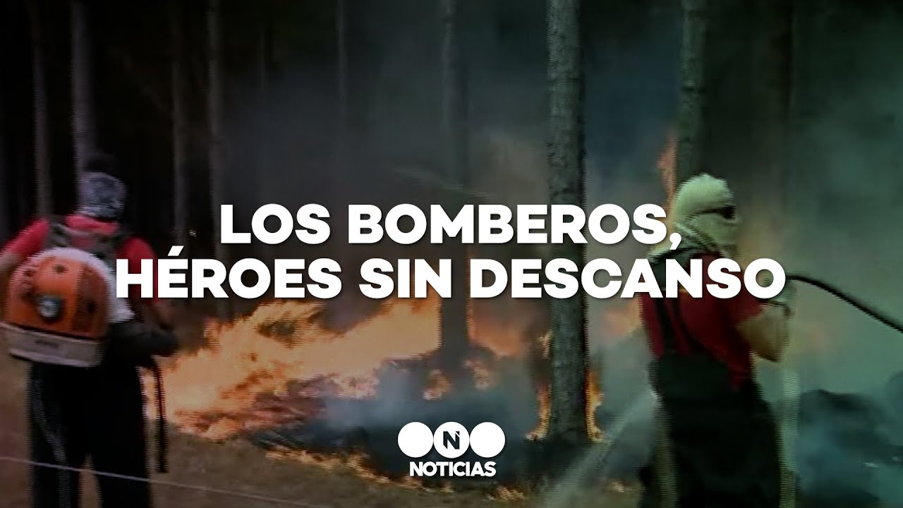 BOMBEROS, HÉROES SIN DESCANSO: dejan todo y luchan contra el fuego en Corrientes - Telefe Noticias