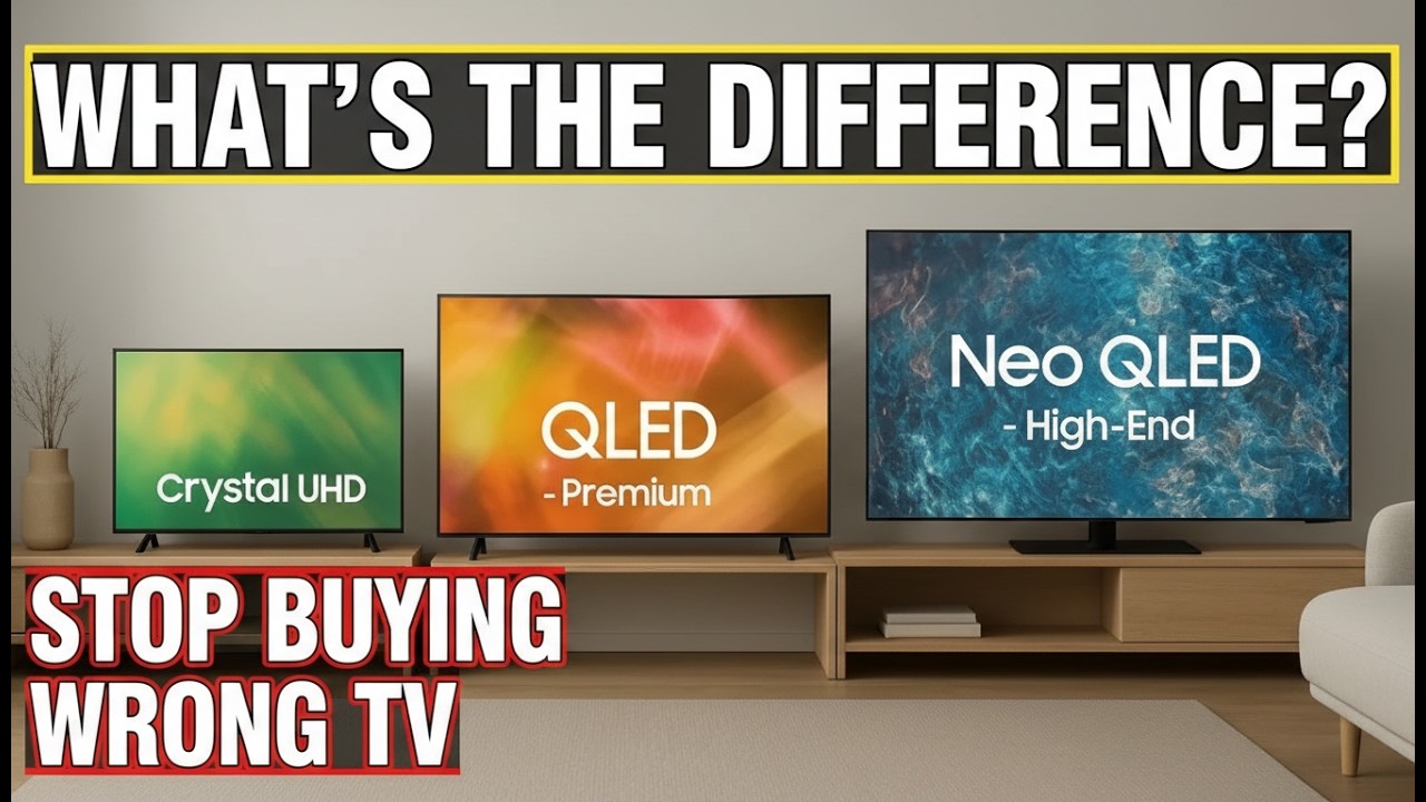 Samsung TV Models Explained: Crystal UHD vs QLED vs Neo QLED (2026 Buying Guide)
