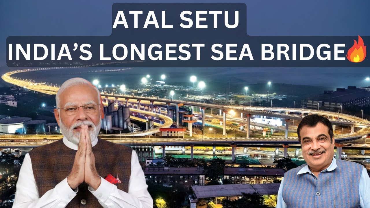 ATAL SETU - INDIA'S LONGEST SEA BRIDGE INAUGURATED | MUMBAI TRANS HARBOUR LINK GETS INAUGURATED