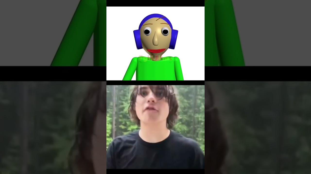 Baldi reacts to may zeus himself strike me down if I'm lying