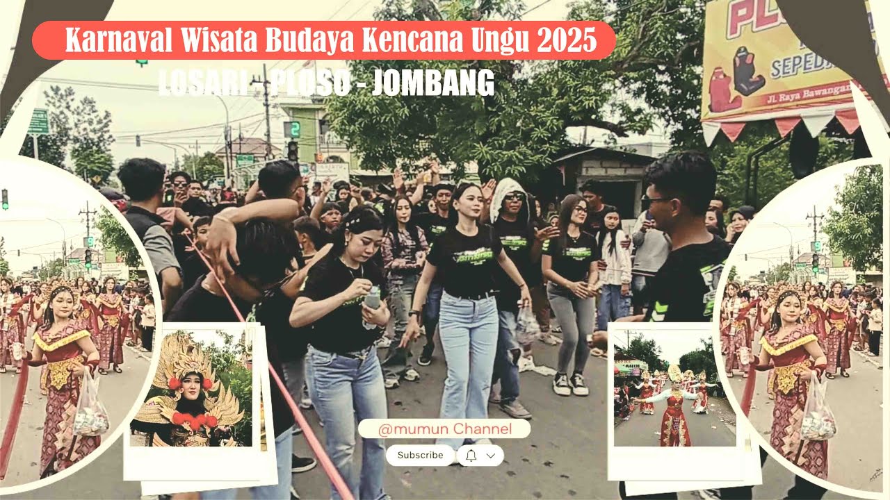Karnaval Pawai Budaya kencana Ungu  losari - Ploso 2025 #karnavallosari2025 #plosojomnbang