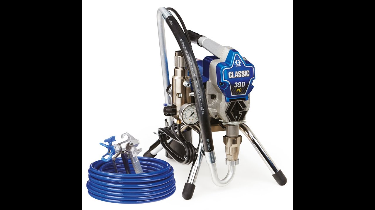 GRACO St Max 390 PC Classic, agregat malarski w akcji po raz pierwszy. Polacy w Anglii, dom wariat&oacute;w