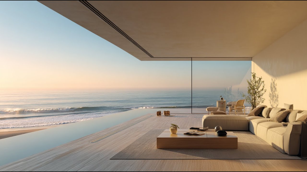 Relaxing Spring Jazz by the Ocean｜Smooth Jazz Piano for Work, Study & Relax