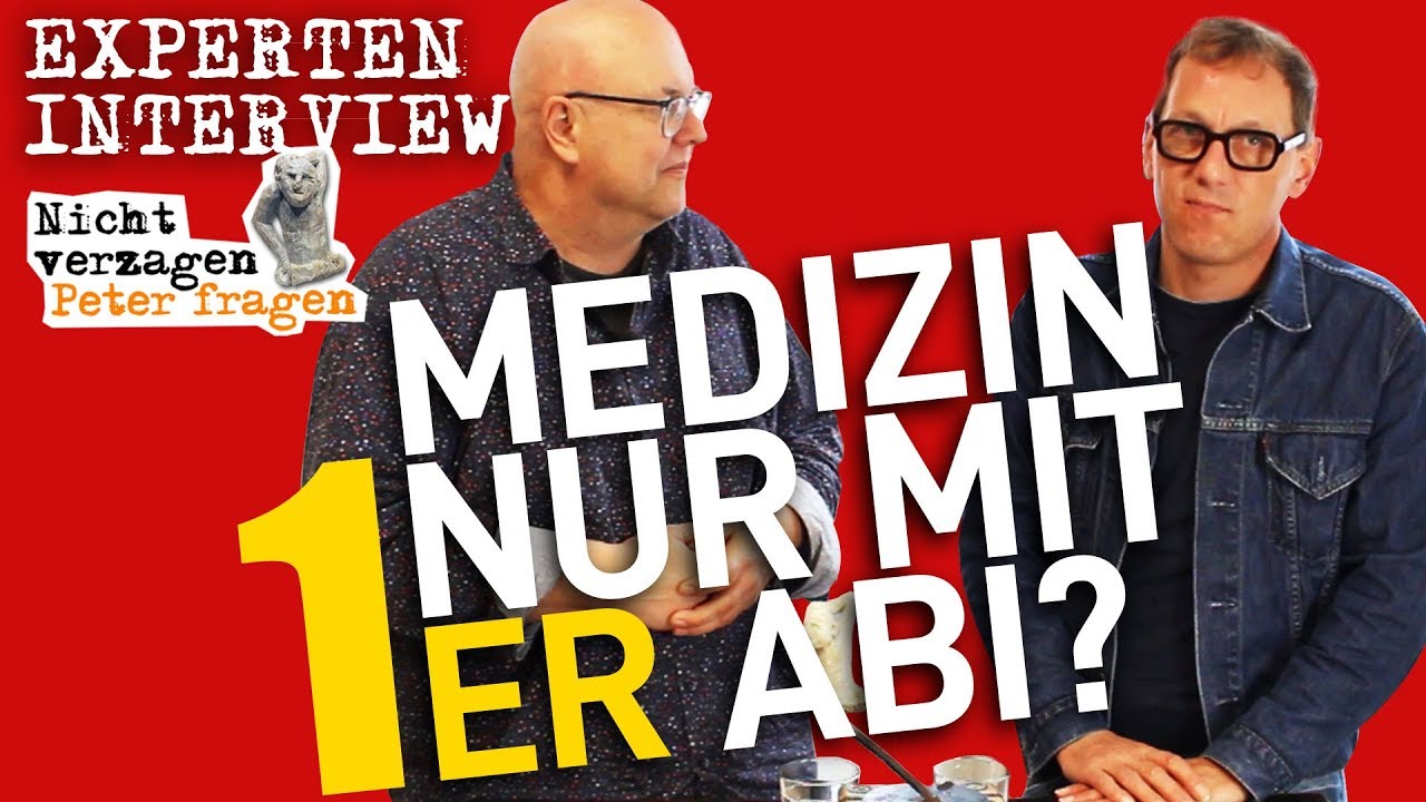 Geht ein Medizinstudium nur mit Einser Abi? Nicht verzagen, Peter fragen!