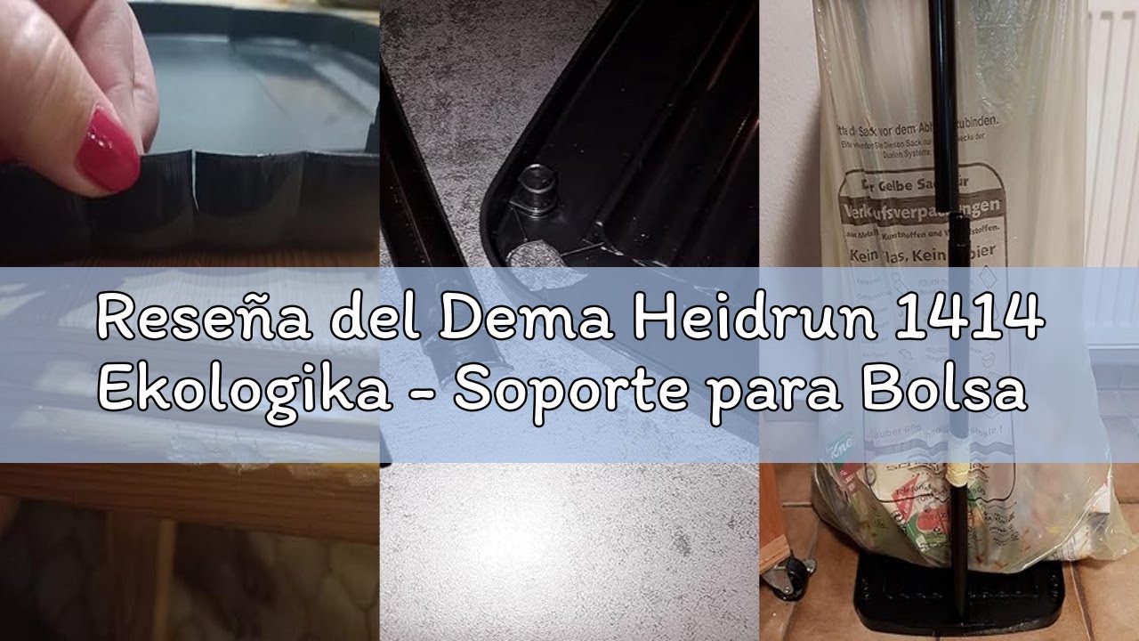 Reseña del Dema Heidrun 1414 Ekologika - Soporte para Bolsa de Basura, Color Negro