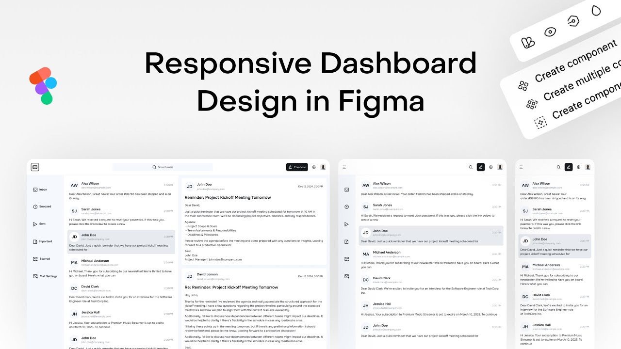 Responsive Design using Variables & Components in Figma