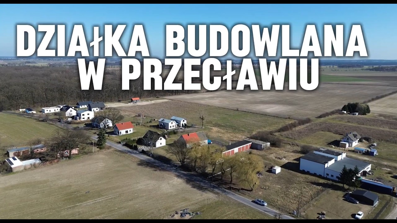 DZIAŁKA BUDOWLANA NA SPRZEDAŻ WSRÓD NATURY W PRZECŁAWIU