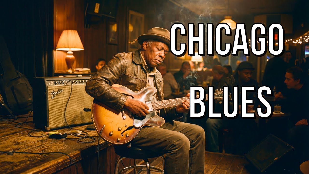 Chicago Blues Bar Night | Raw Electric Blues Guitar