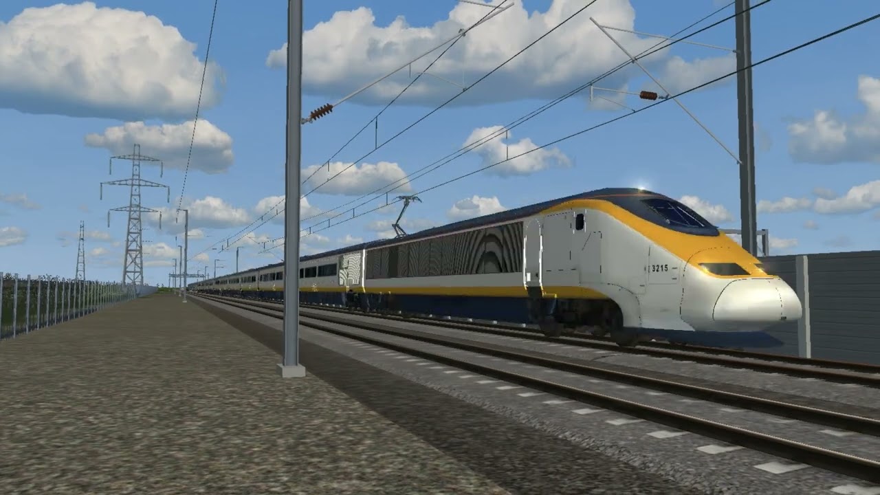 Train Simulator Eurostar Class 373 Disneyland Paris Service Pt 1