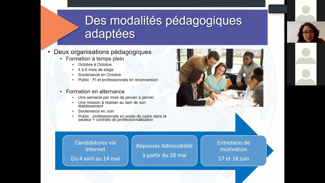Présentation du Master MOMMS - Management des organisations médicales et médico-sociales