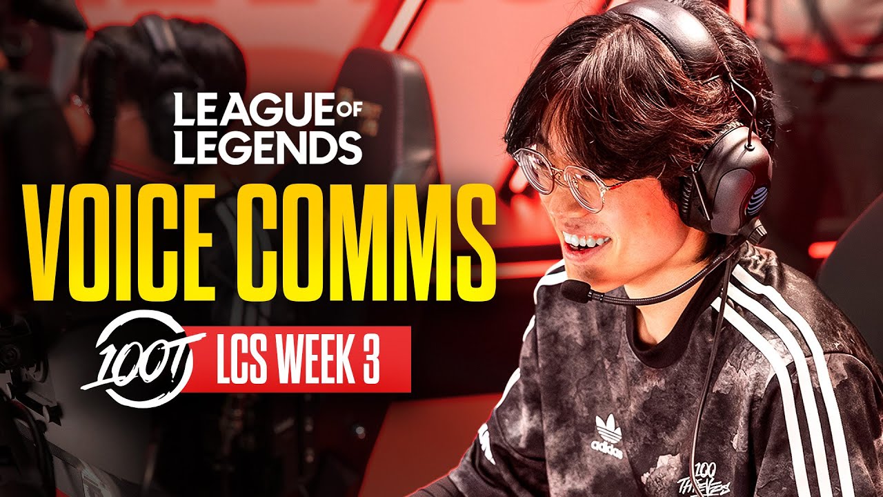 How It Sounds To Go From 5th Place to 2nd | 100T LCS Voice Comms Week 3