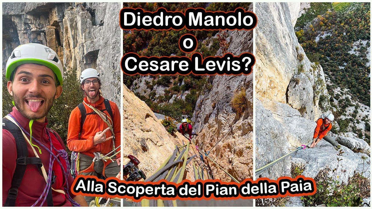 Salendo il Diedro Manolo - Cesare Levis con il Franz! 💥 Il diedro più bello di Arco!