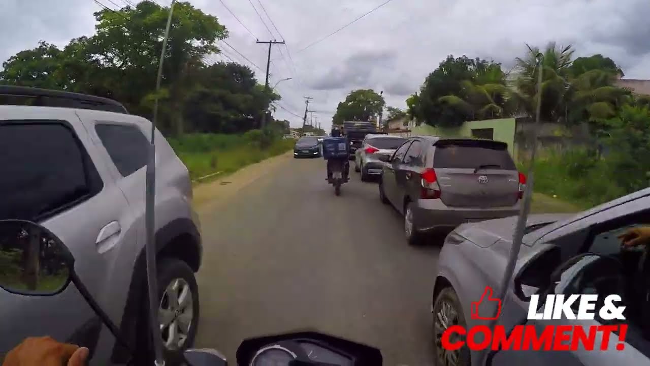 MOTOVLOG LEVANDO IMAGENS DA  ESTRADA DE ALDEIA SENTIDO...