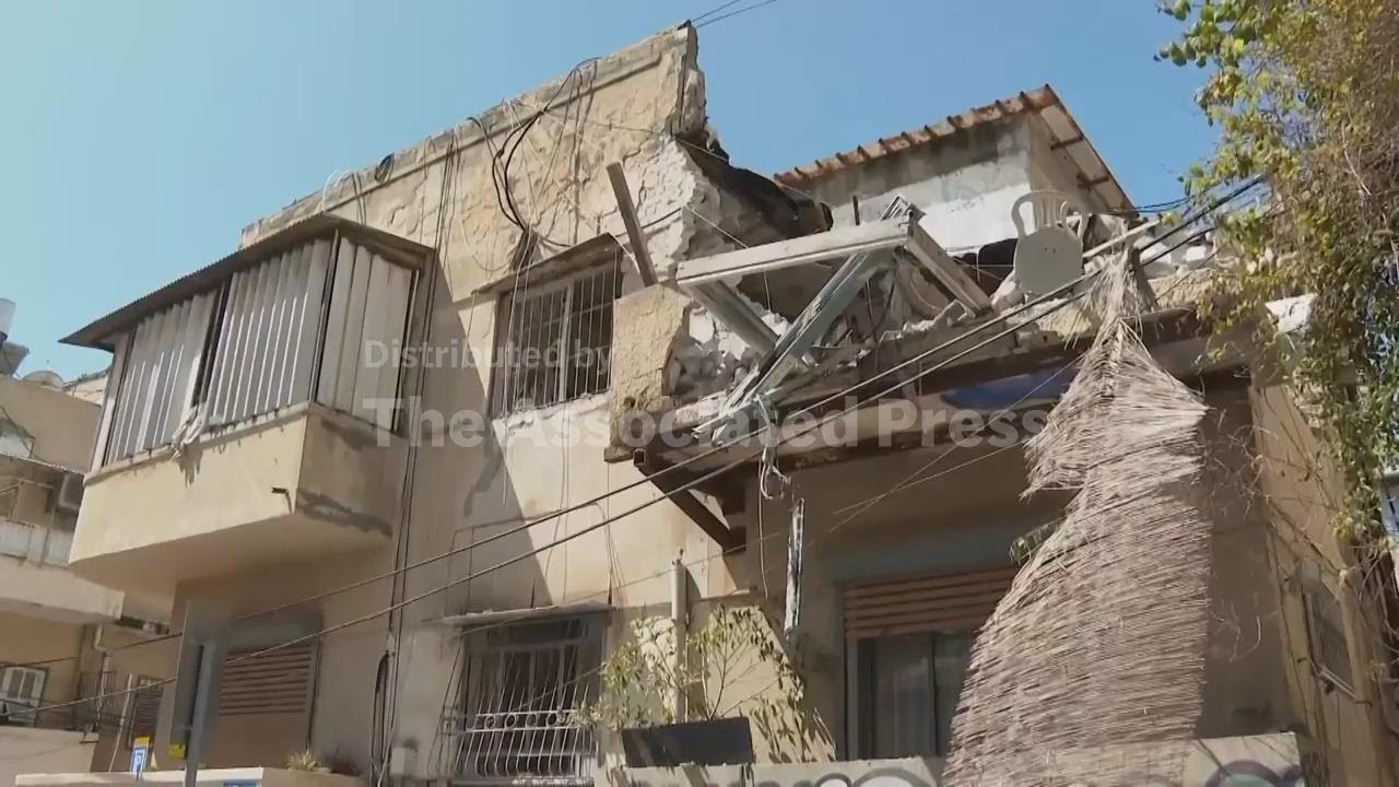 Iranian missile strike in central Israel severely damages building, no injuries reported