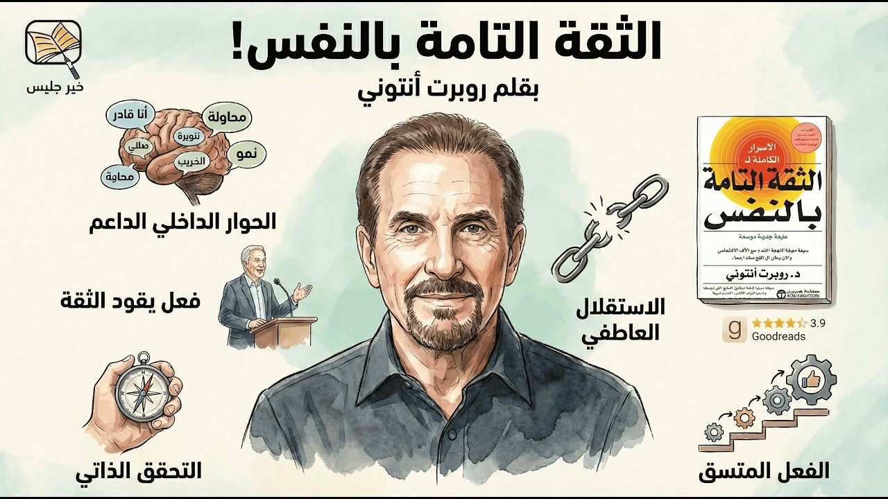 ملخص كتاب الثقة التامة بالنفس بقلم روبرت أنتوني
