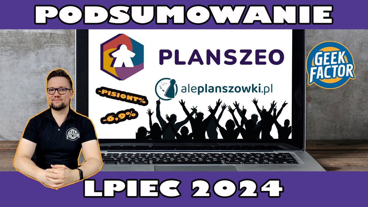 Podsumowanie Lipca 2024 | AlePlanszowki | Planszeo | Promocje Przedsprzedaże | Bestsellery