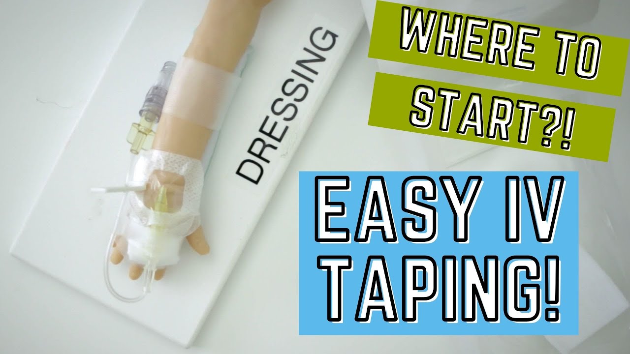 How To SECURELY Tape A Neonatal Hand PIV