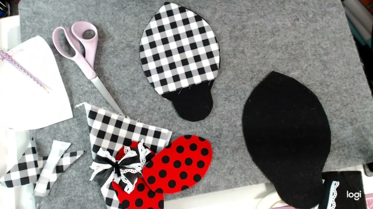 DIY Ladybug wreath attachment