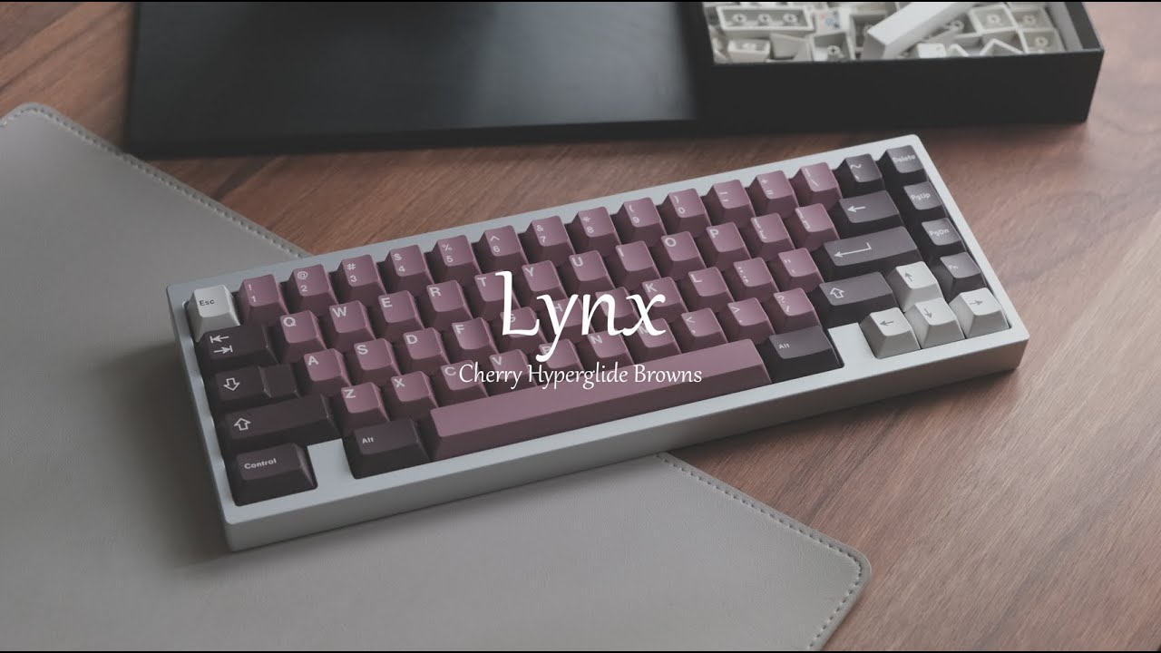 Lynx with Hyperglide Browns Typing Sounds ASMR
