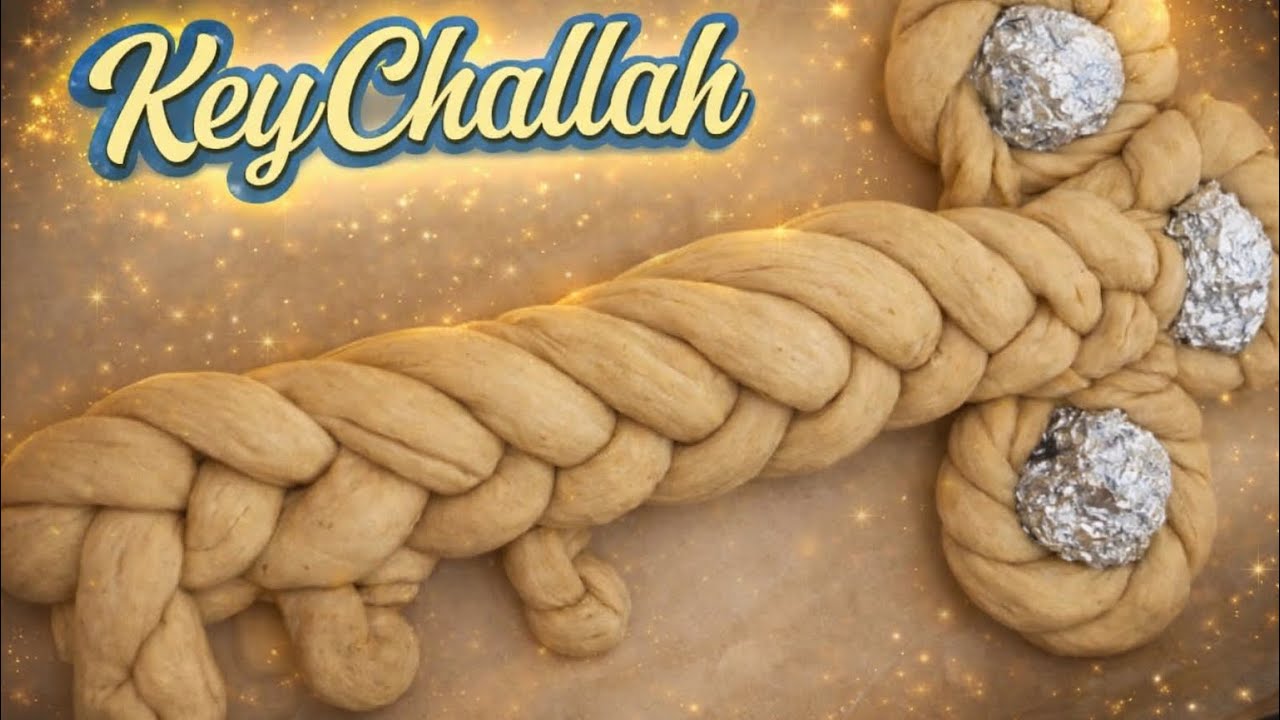 Easy way to make KEY Challah ~ Schlissel / Shlissel Challah.