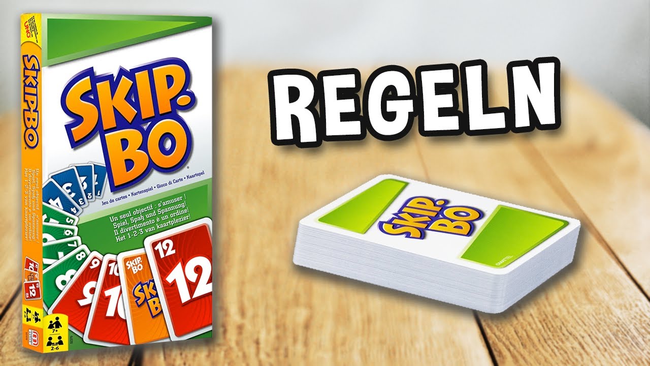 SKIP BO REGELN (Ablauf und Hilfsstapel) - Spielregeln TV (Spielanleitung Deutsch) - MATTEL KARTEN