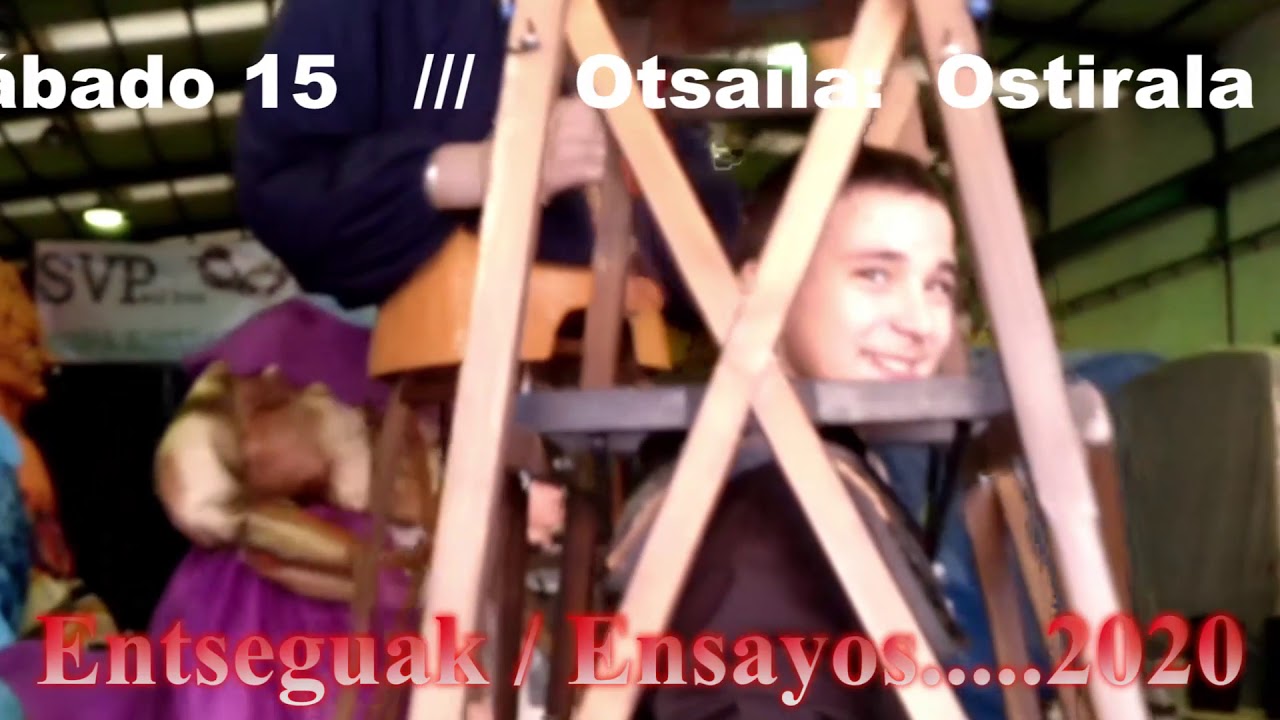 Bidasoako Erraldoiak. Ensayos/Entseguak 2020. Otsaila-Febrero: 7, 14, 15