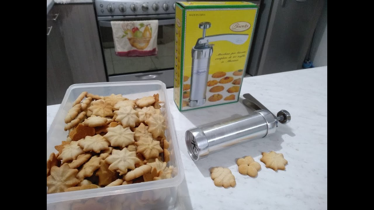 COMO USAR MAQUINA PARA GALLETAS