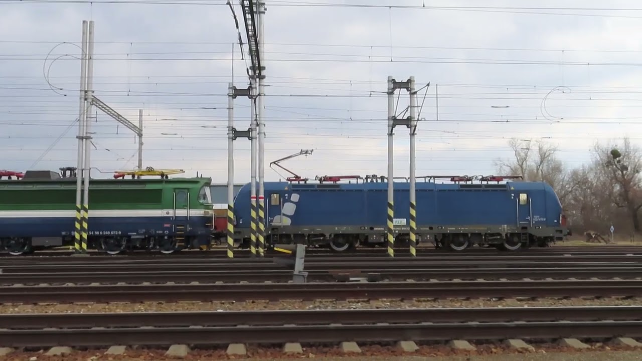 Vectron 193 846  PSŽ, a.s./MGW service,přiváží Laminu 240 072-9 SK-ZOS do Břeclavi.1.3.2025