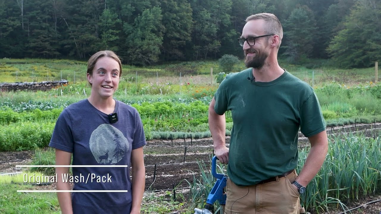 Market Garden Wash/Pack Upgrade at Ascutney Harvest - Using a Shipping Container!