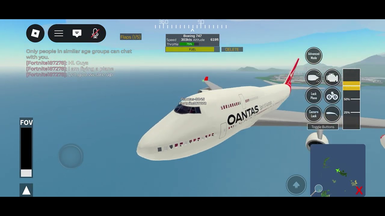A plane trip 
