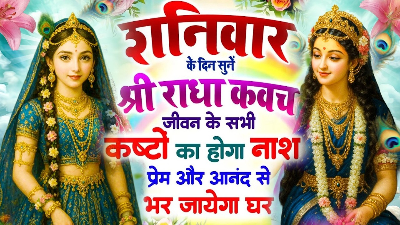 शनिवार के दिन सुनें श्री राधा कवच : जीवन के सभी कष्टों का होगा नाश, प्रेम और आनंद से भर जाएगा घर