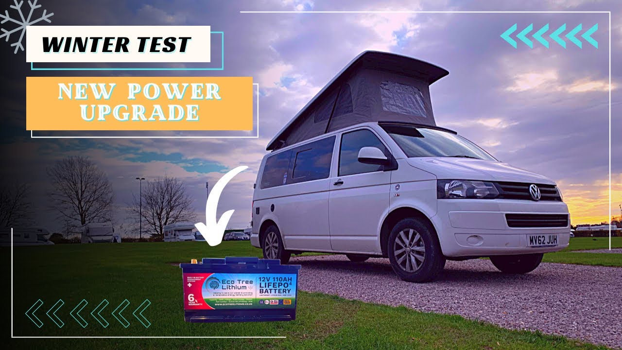 Winter Testing my VW T5 Lithium Battery Upgrade | Solo Female Vanlife UK