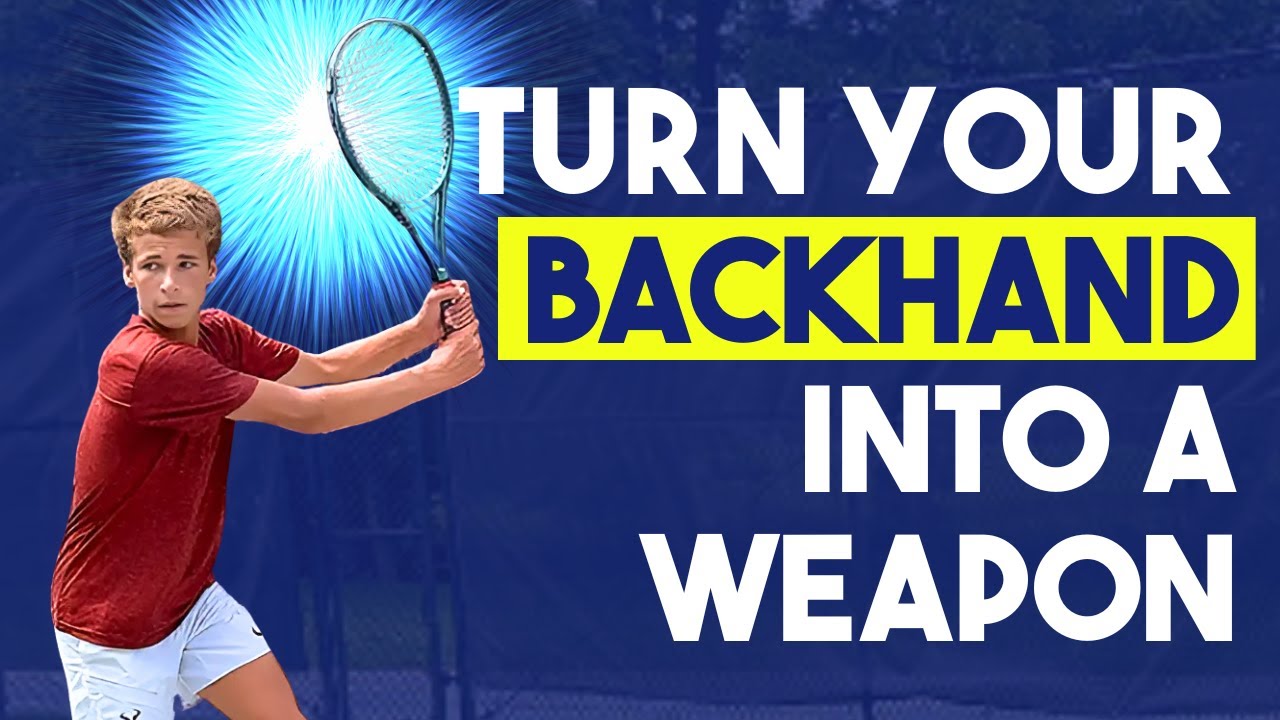 How to Practice Your Backhand Down The Line in Tennis | RCW Athletic Club Tennis Drill Series
