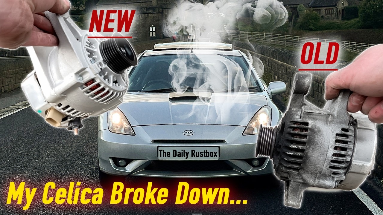 Replacing the Alternator + Belt On my Toyota Celica | COMPLETE GUIDE