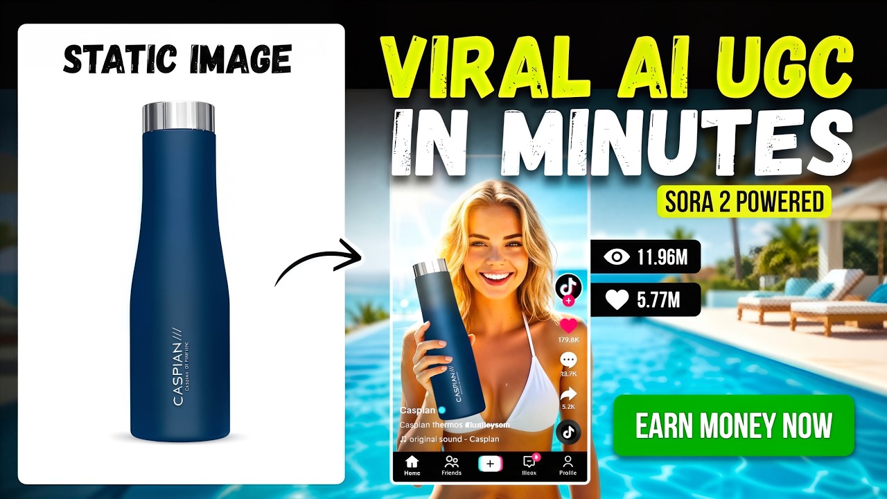 Create REALISTIC AI UGC Videos in Minutes (TopView AI + Sora 2) &ndash; Full Tutorial 2026 🚀