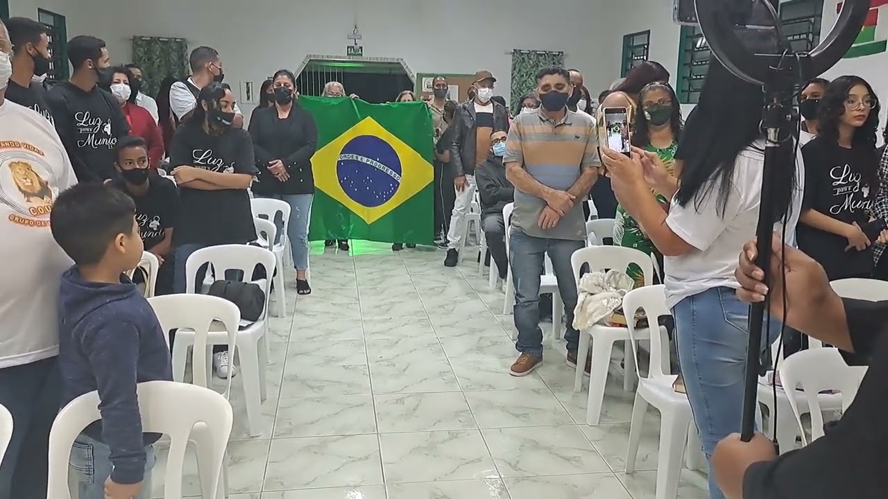 Entrada das bandeiras Culto de missões