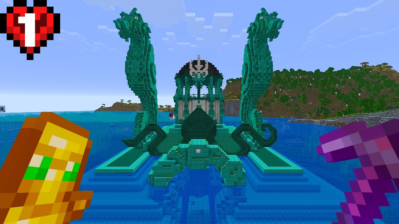 Minecraft Hardcore'da Mega Base Yaptım!