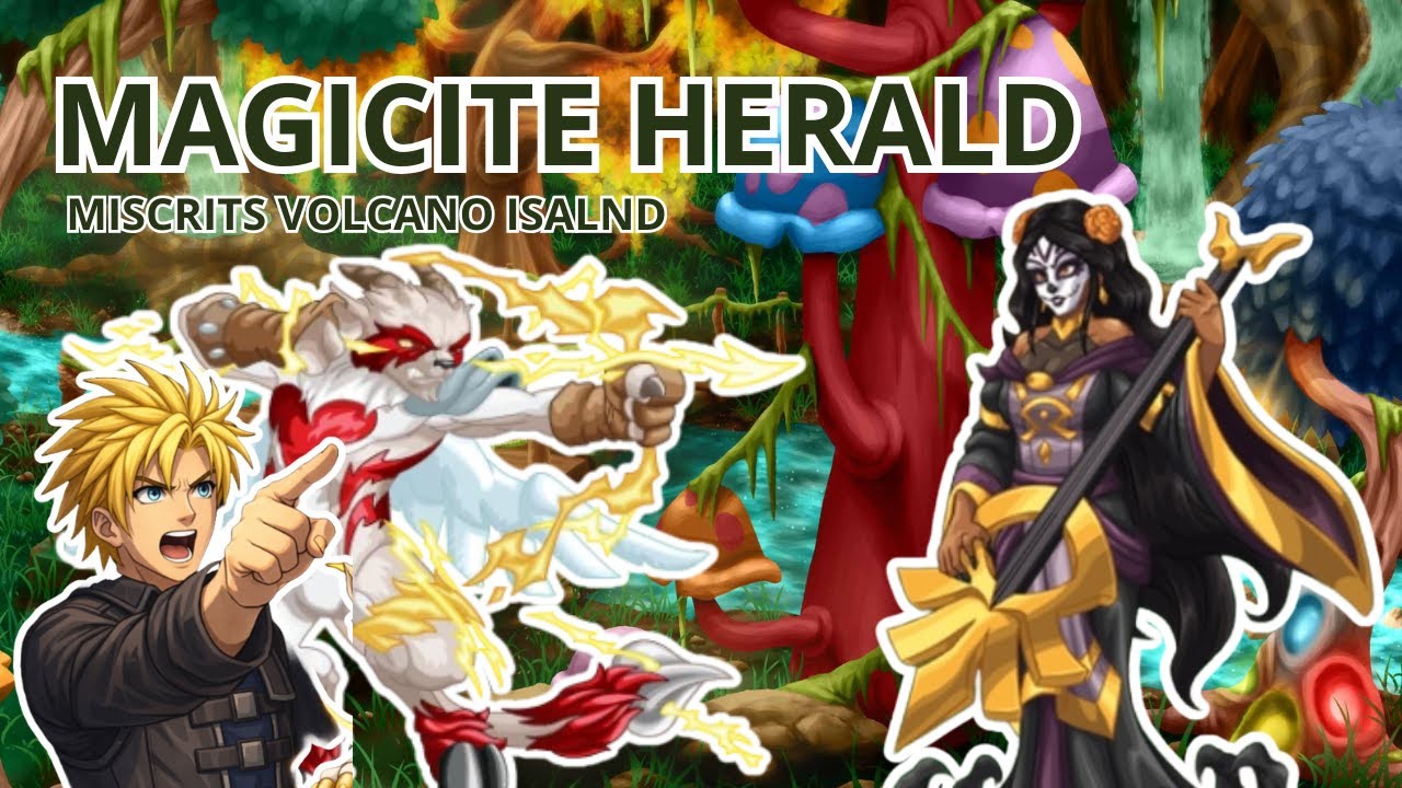HOW TO DEFEAT MAGICITE HERALD || MISCRITS VOLCANO ISLAND